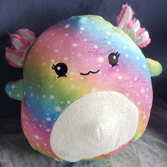 Rainbow Galaxy Axolotl Squishmallow 8 